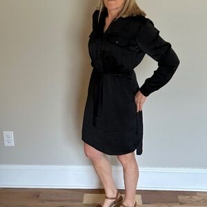 Lucky Brand Black Shirt Dress
